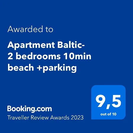 Baltic- 2 Bedrooms 10min Beach +parking